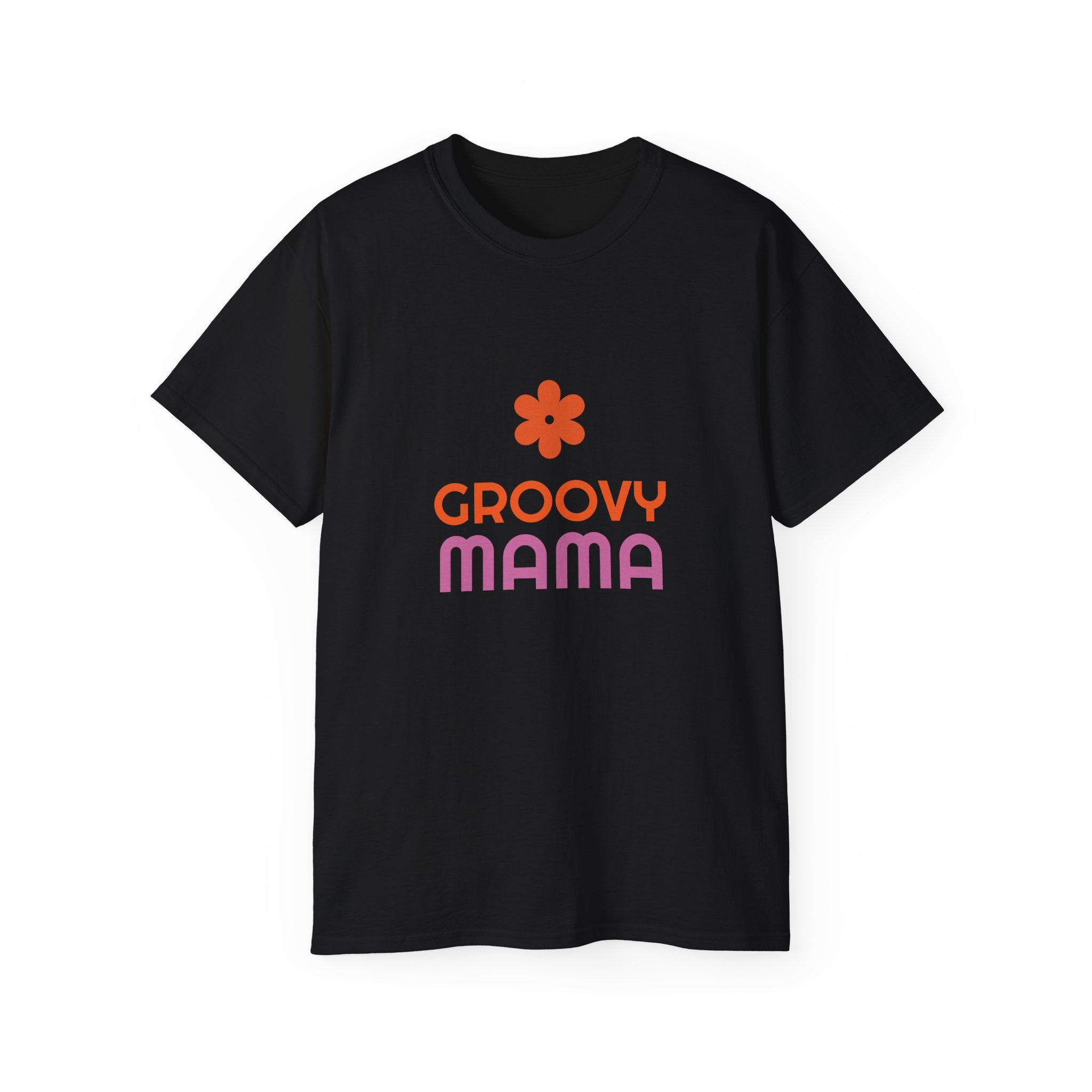 Groovy Mama Tee — Retro Flower Mother’s Day Gift