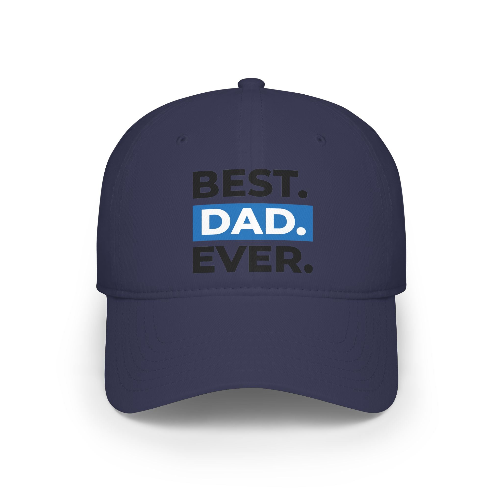 Best. Dad. Ever. Baseball Cap — Father’s Day Red Low Profile Hat