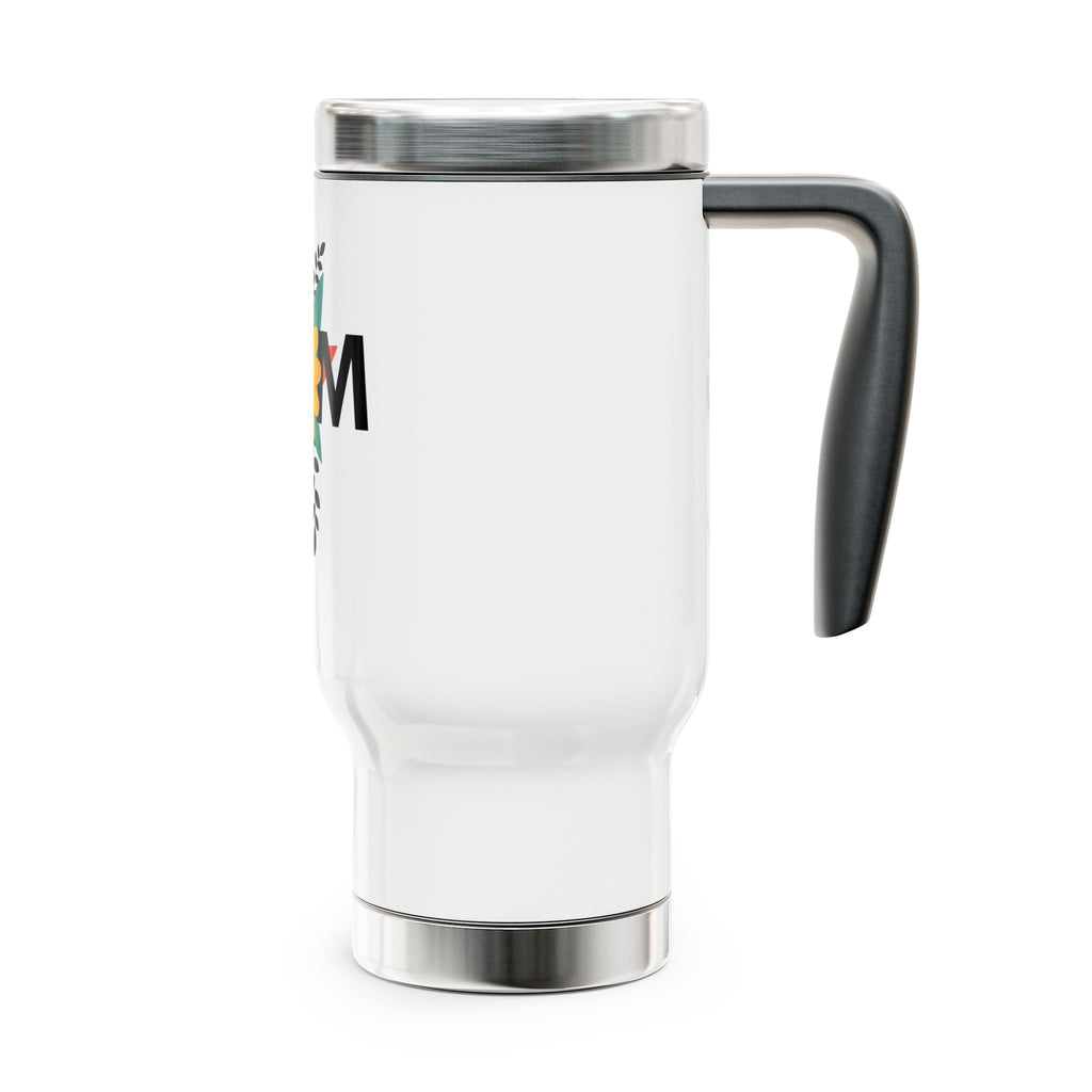 Mom Floral Travel Mug – 14oz Stainless Steel Insulated Coffee Tumbler