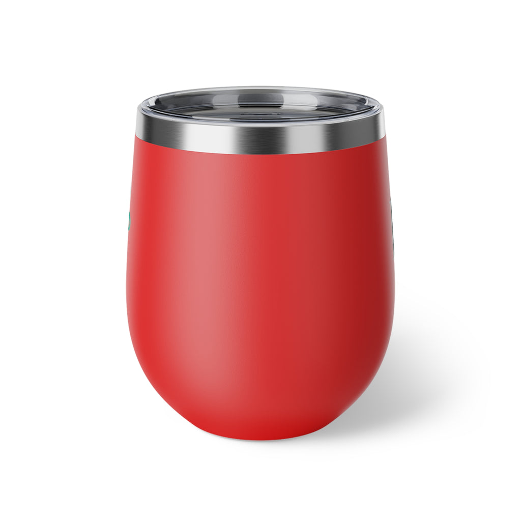 Dog Dad Copper Insulated Wine Tumbler – 12oz Travel Cup