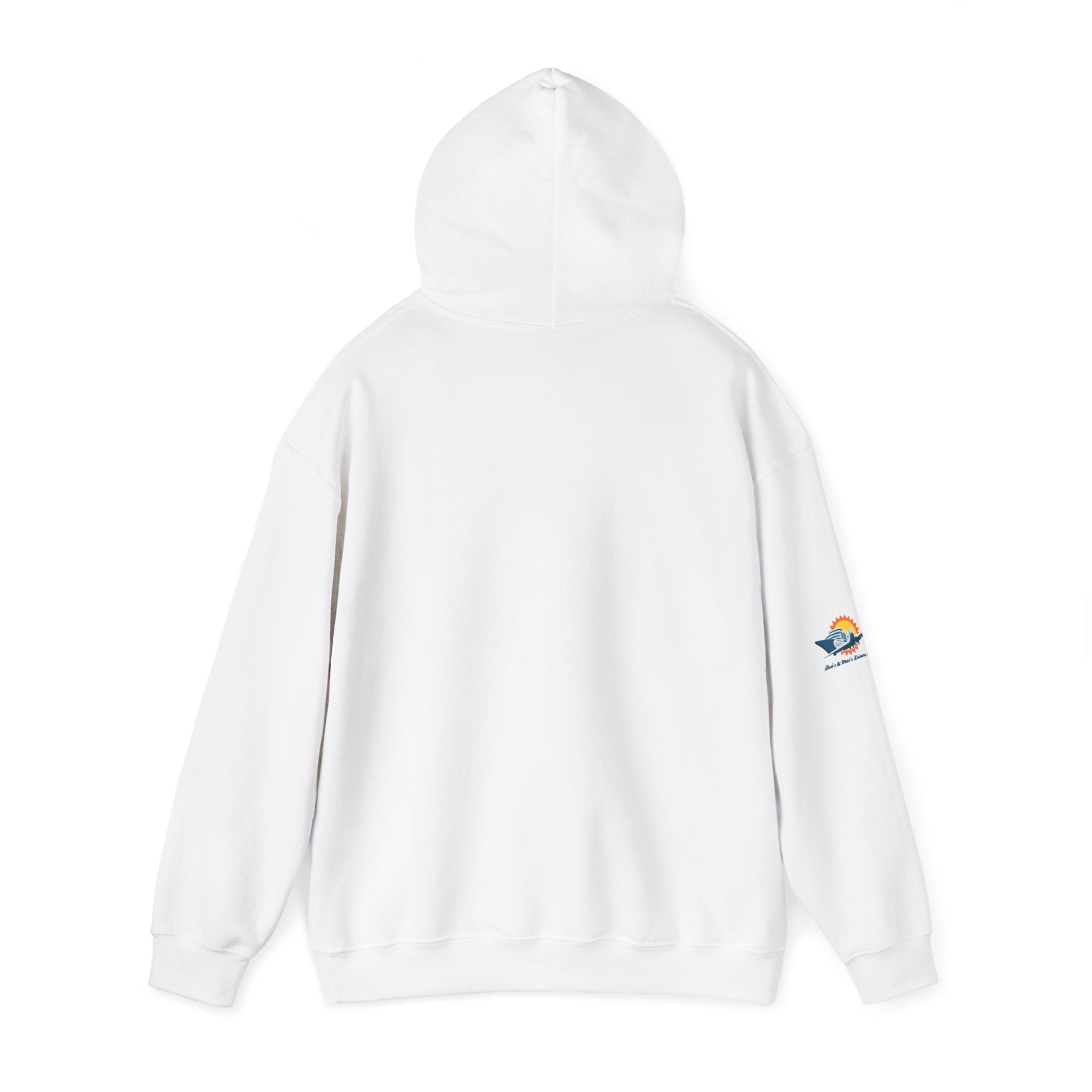 Cruise Line Sunset Hoodie — "She's a Meri's Leisure Cruises" Logo Sweatshirt