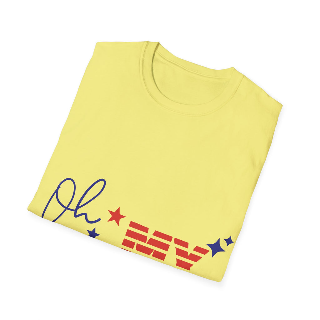Oh My Stars Patriotic T-Shirt — Fourth of July USA Flag Design