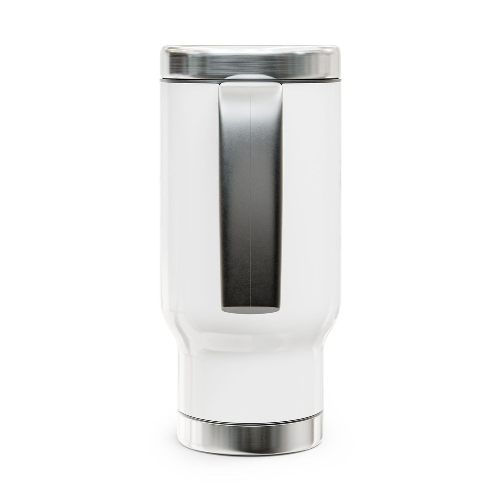 Travel Mug — 'It's Not the Destination, It's the Journey' Scenic Road Stainless Steel Tumbler (14oz)