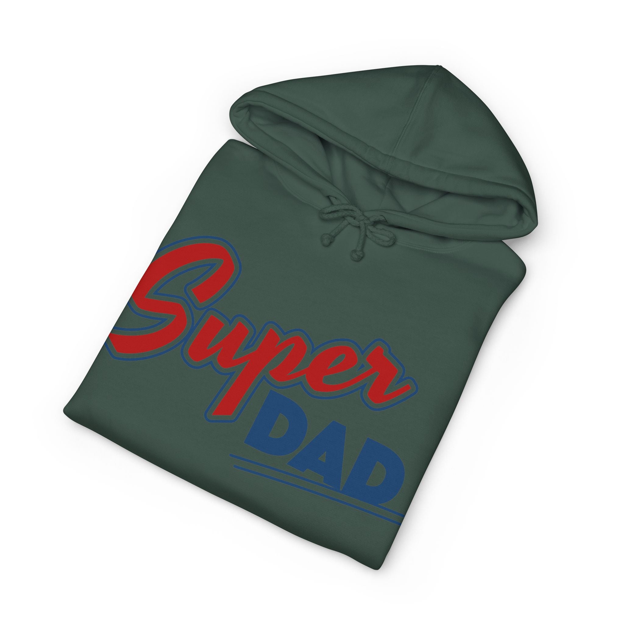 Super Dad Hoodie — Retro Patriotic Father's Day Sweatshirt