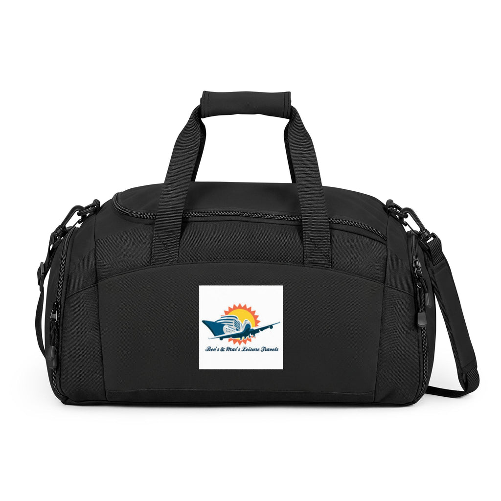 Sunset Surf Logo Gym Bag — Durable Travel & Workout Duffel