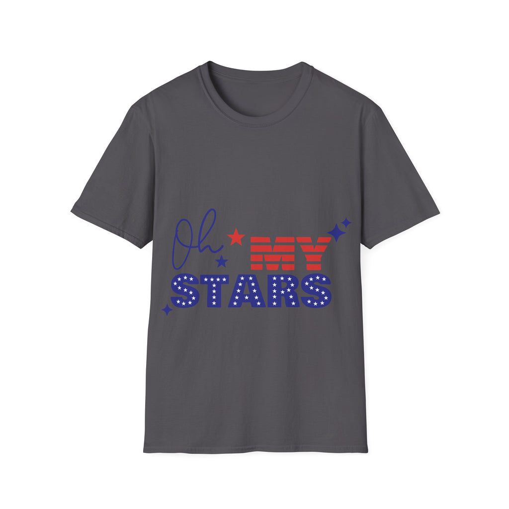 Oh My Stars Patriotic T-Shirt — Fourth of July USA Flag Design