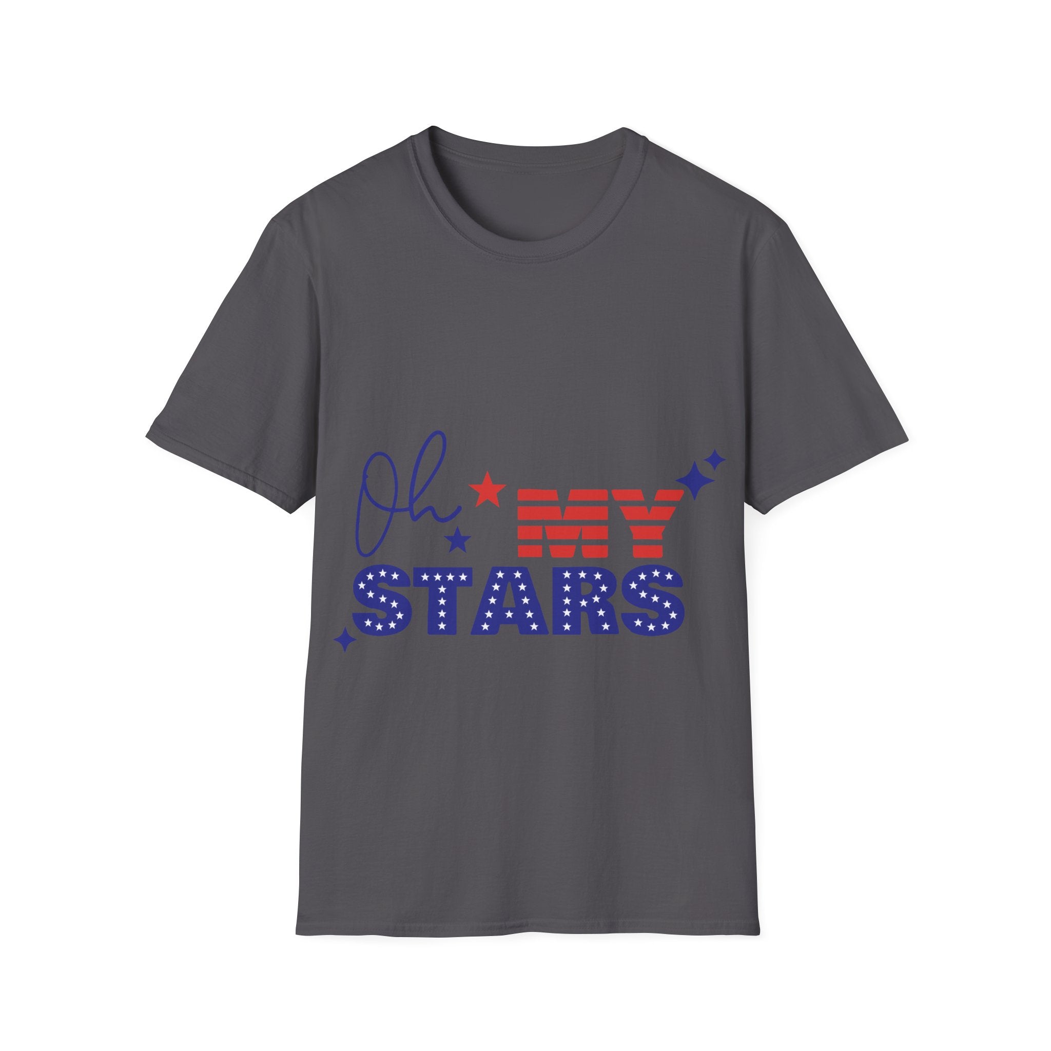 Oh My Stars Patriotic T-Shirt — Fourth of July USA Flag Design