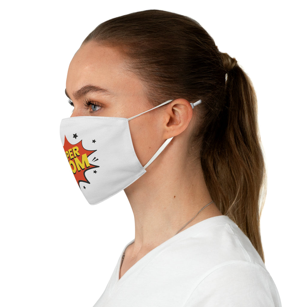 Super Mom Face Mask — Comic Pop Art Mother's Day Mask