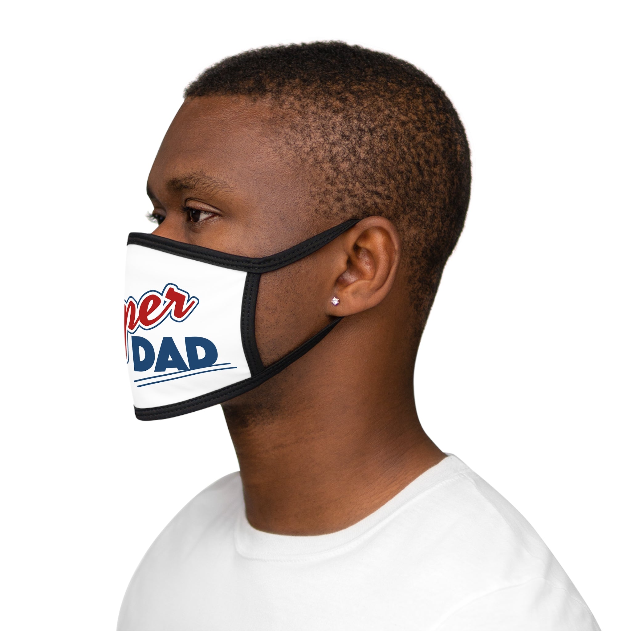 Super Dad Face Mask — Father's Day Mask with Retro Script