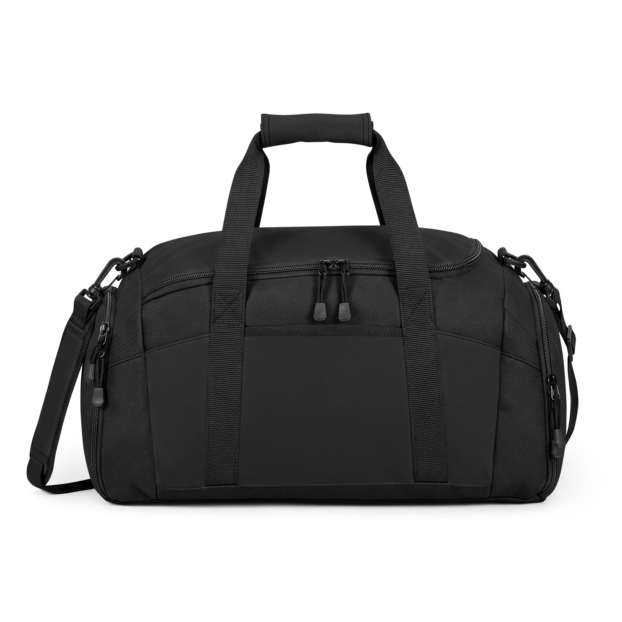 Gym Bag — Tropical "Bo's & Mac's Travel Treasures" Logo Duffel for Beach, Travel & Gym