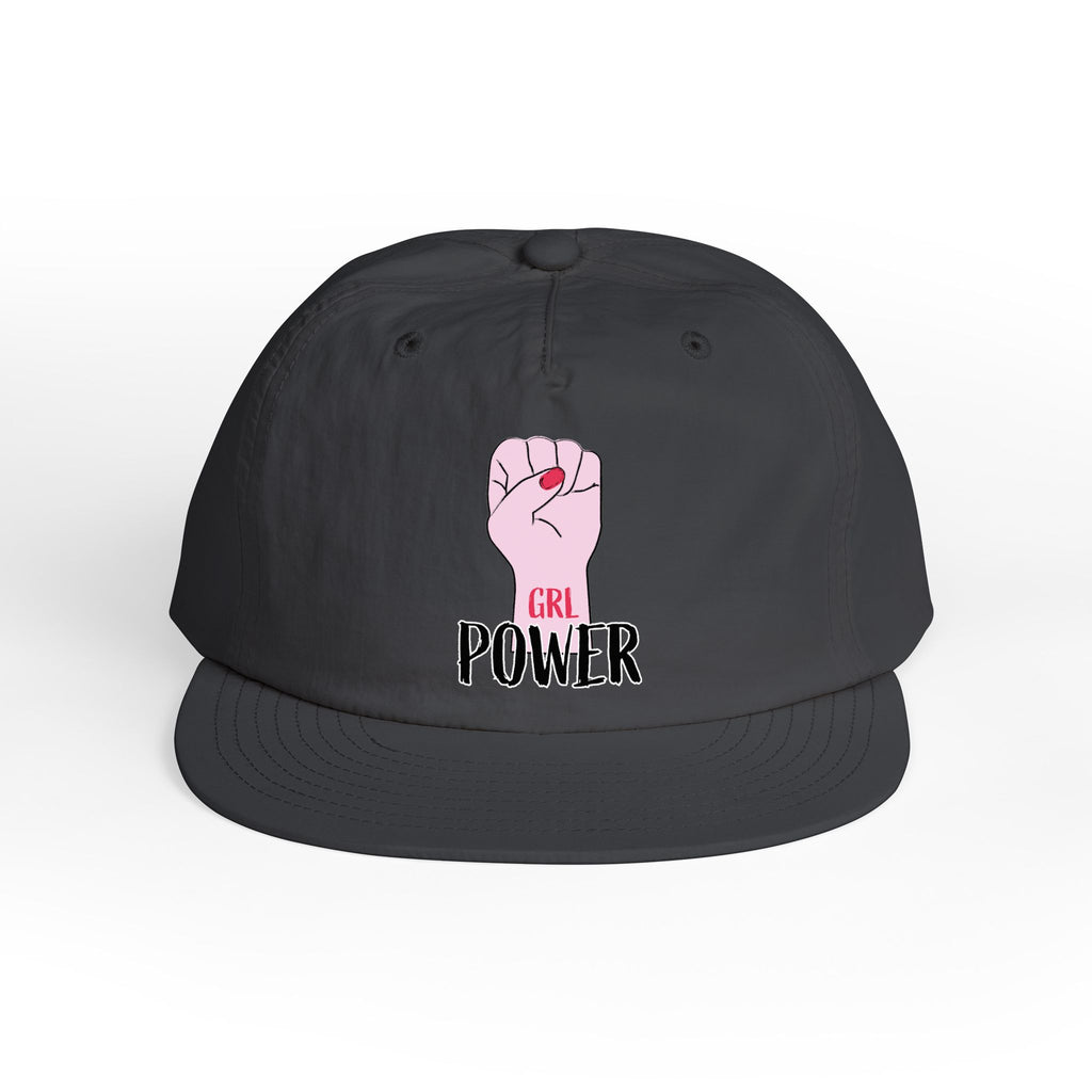 Surf Cap — "GRL POWER" Raised Fist Embroidered Surf Cap