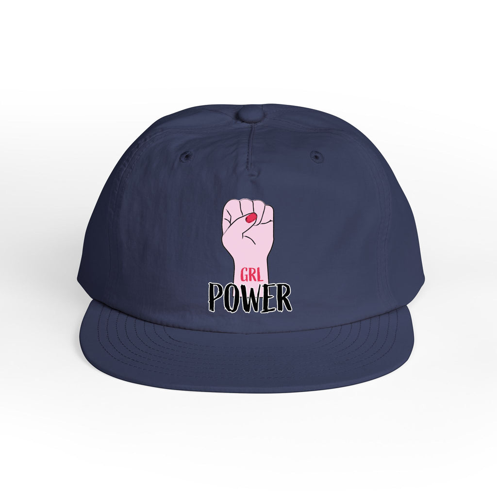Surf Cap — "GRL POWER" Raised Fist Embroidered Surf Cap