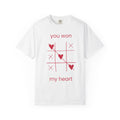 You Won My Heart T-Shirt — Tic-Tac-Toe Heart Valentine Tee