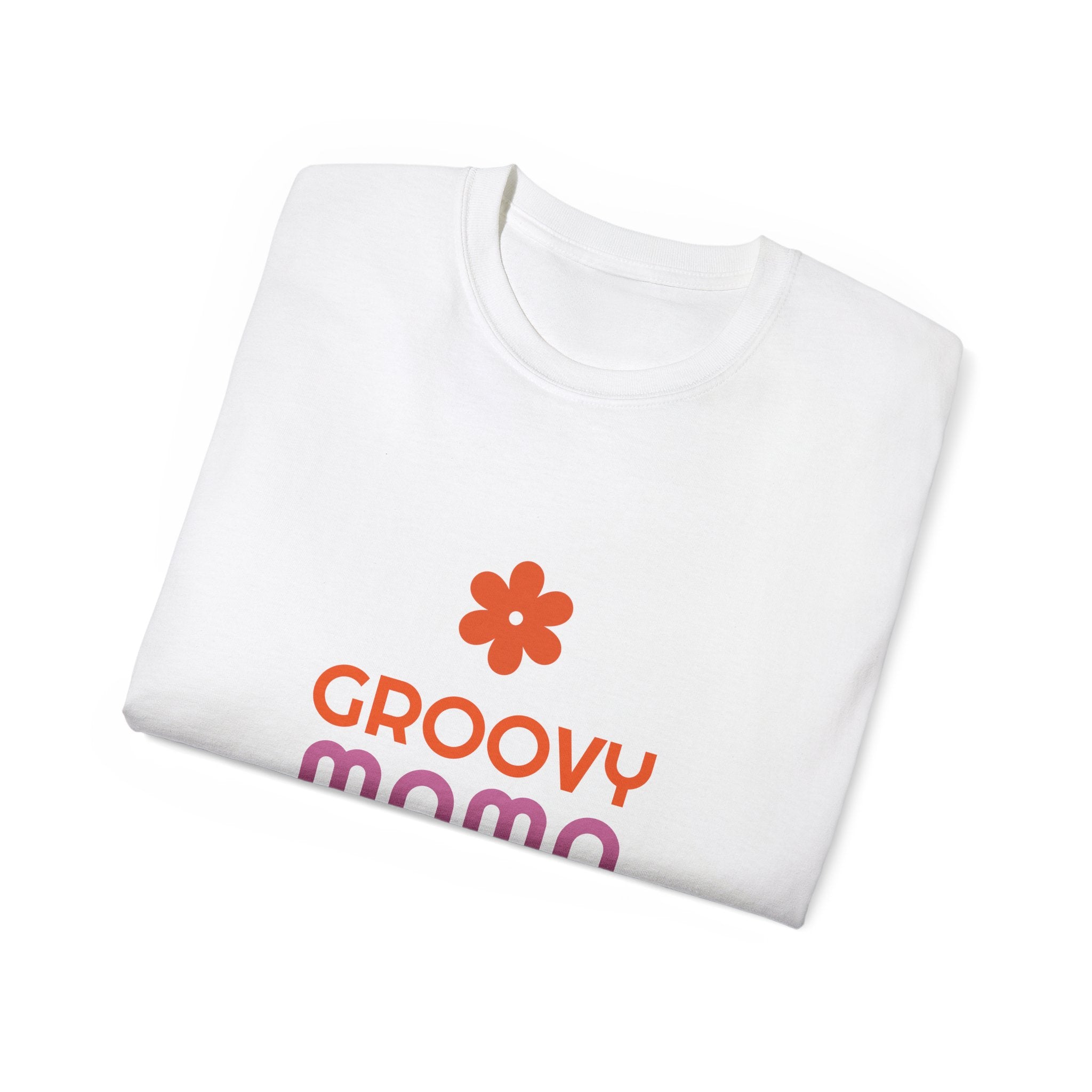 Groovy Mama Tee — Retro Flower Mother’s Day Gift