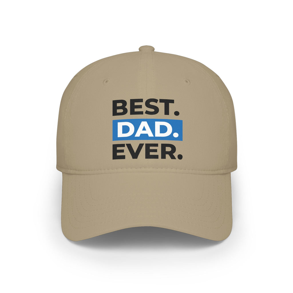 Best. Dad. Ever. Baseball Cap — Father’s Day Red Low Profile Hat