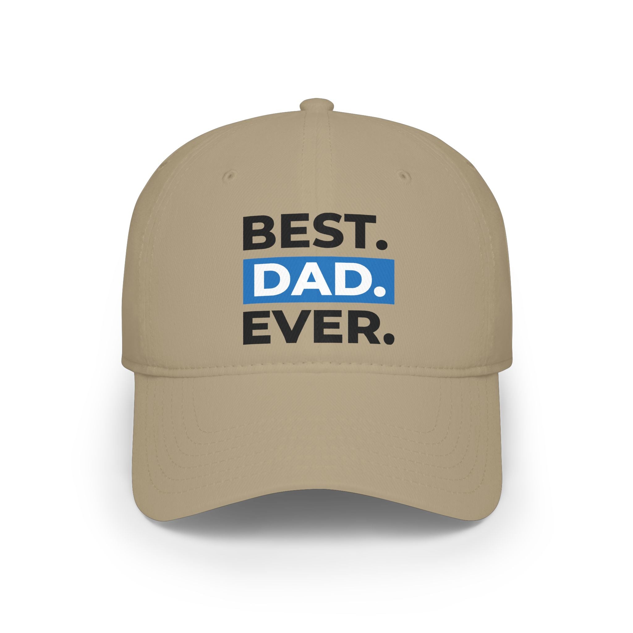 Best. Dad. Ever. Baseball Cap — Father’s Day Red Low Profile Hat