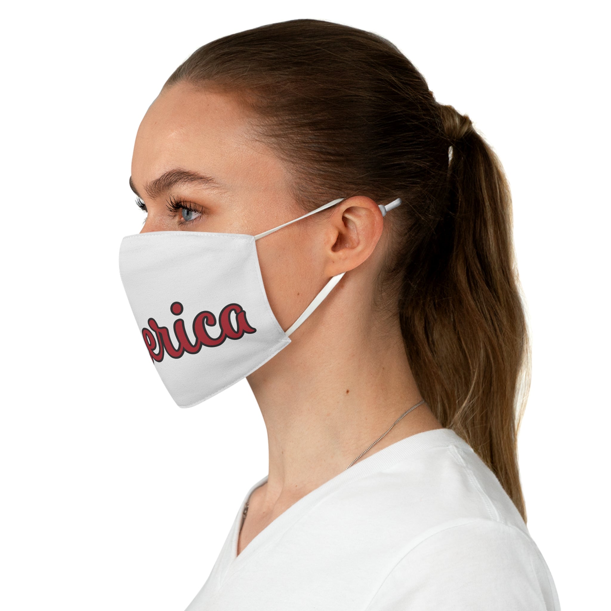 'Merica Patriotic Face Mask – American Flag Peace Sign Mask
