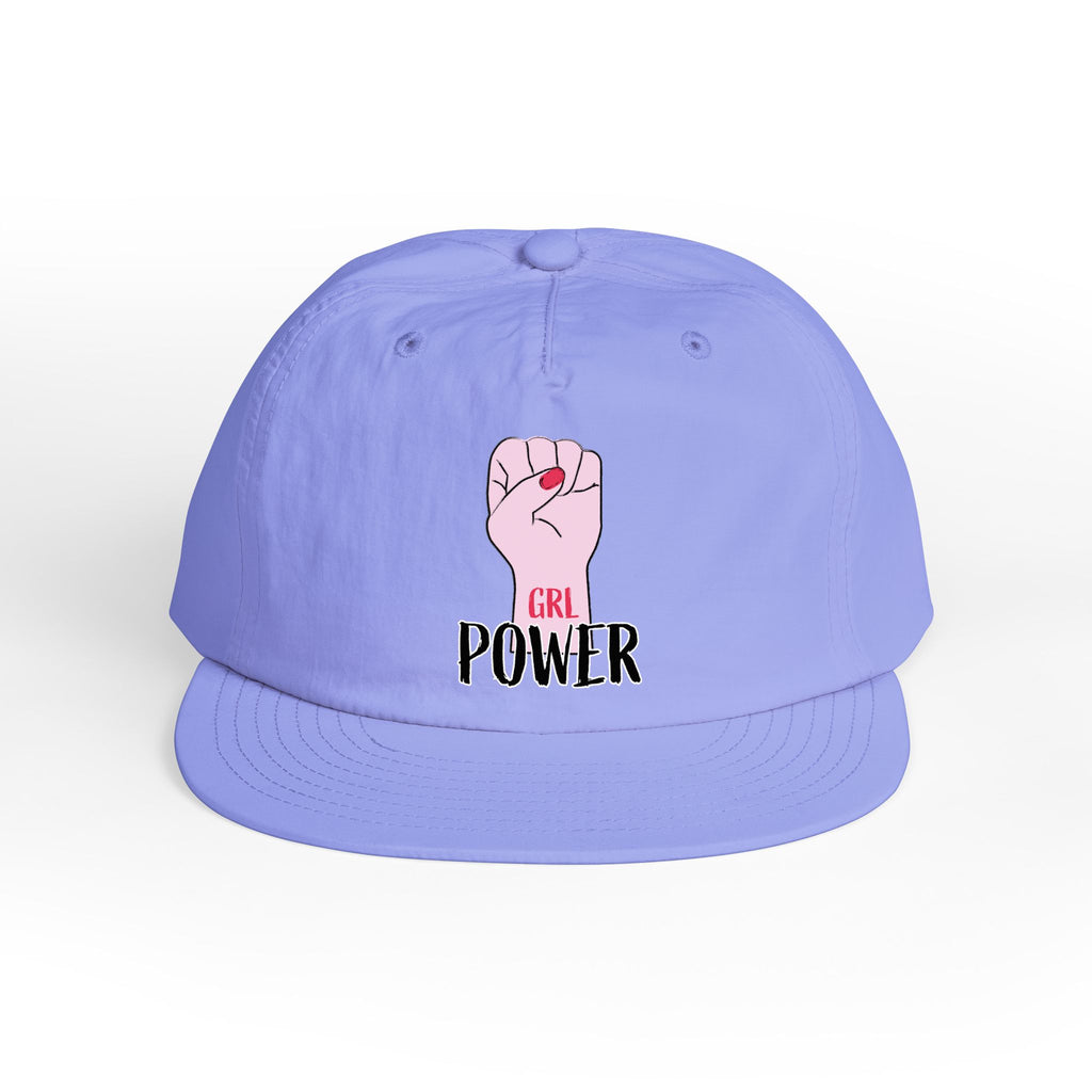 Surf Cap — "GRL POWER" Raised Fist Embroidered Surf Cap