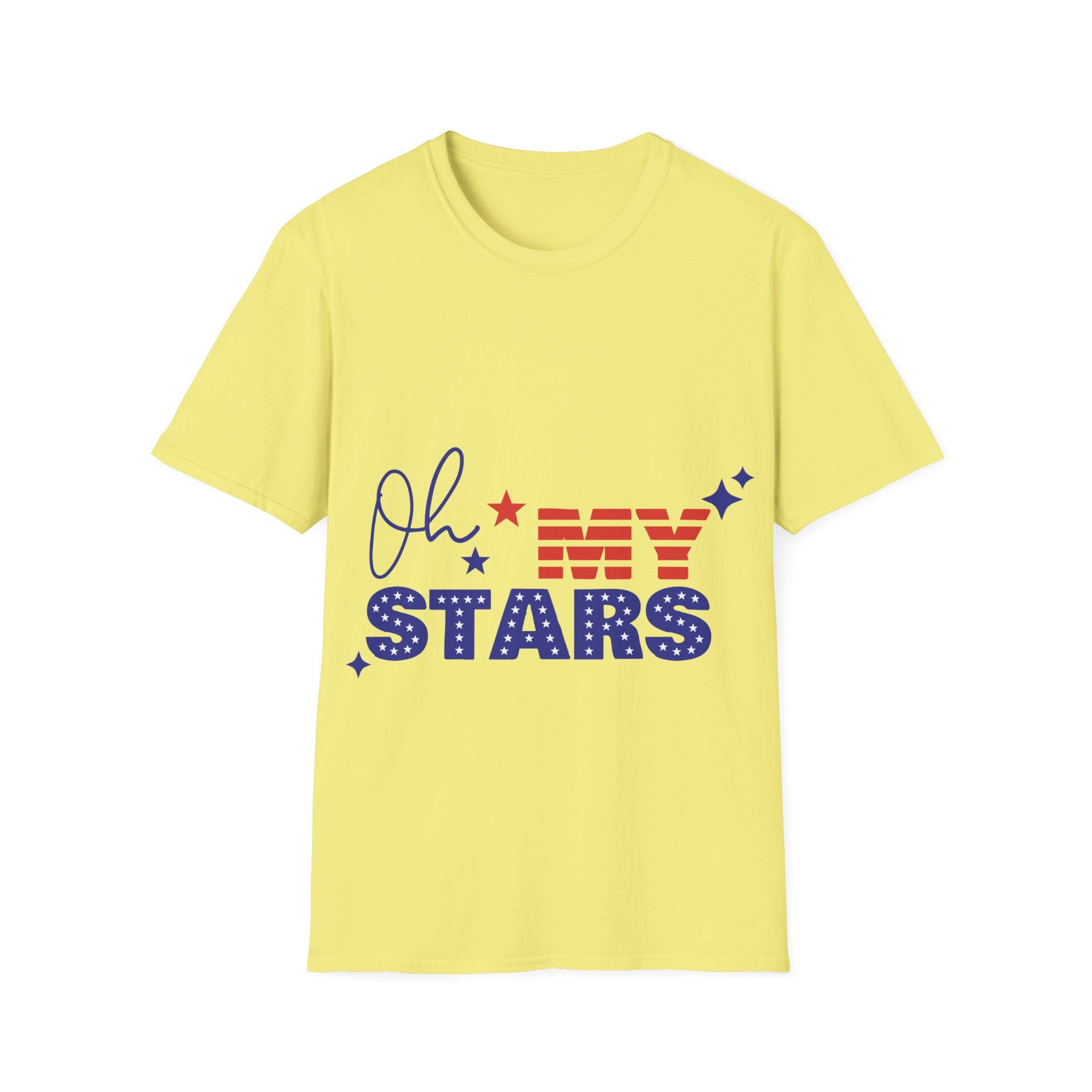 Oh My Stars Patriotic T-Shirt — Fourth of July USA Flag Design