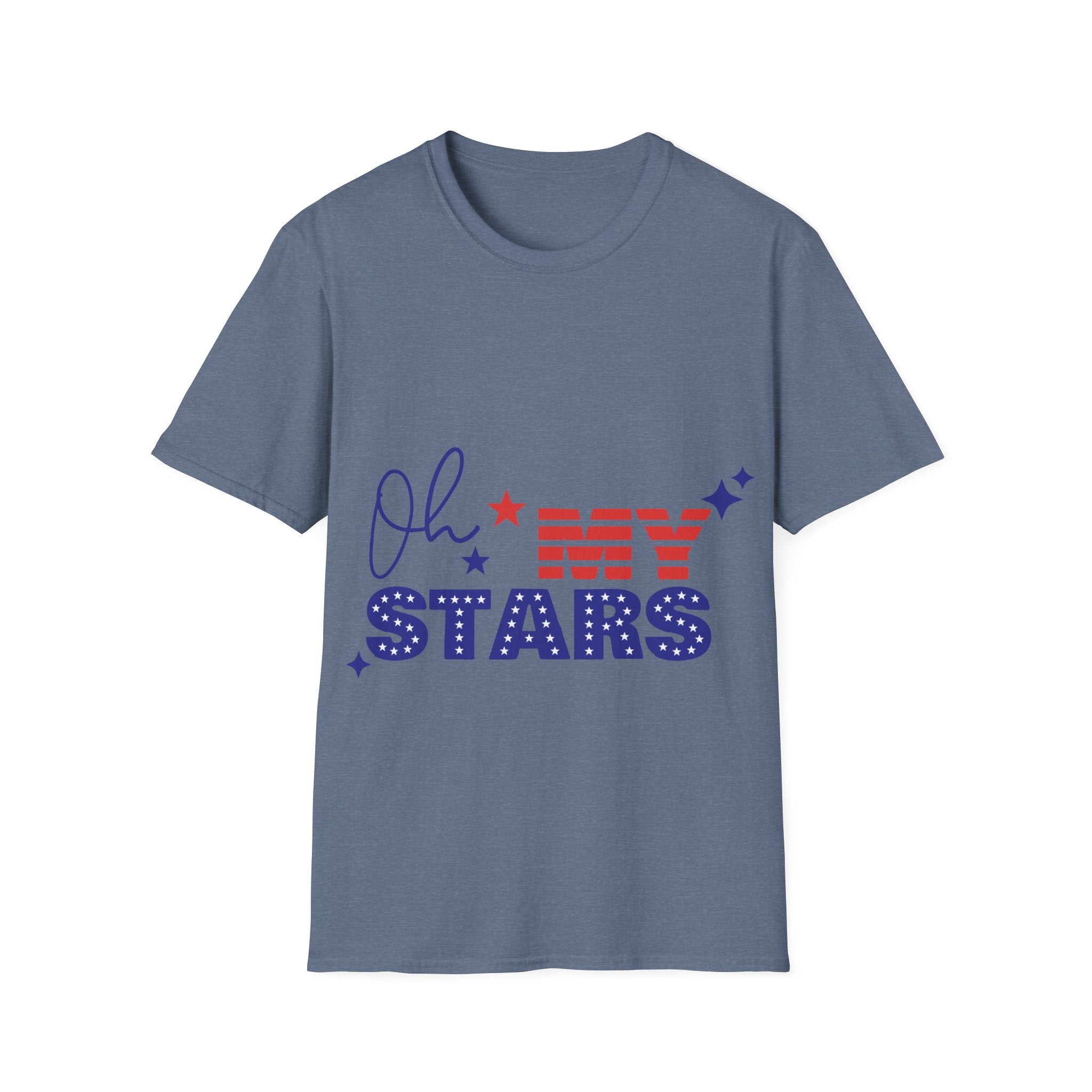 Oh My Stars Patriotic T-Shirt — Fourth of July USA Flag Design
