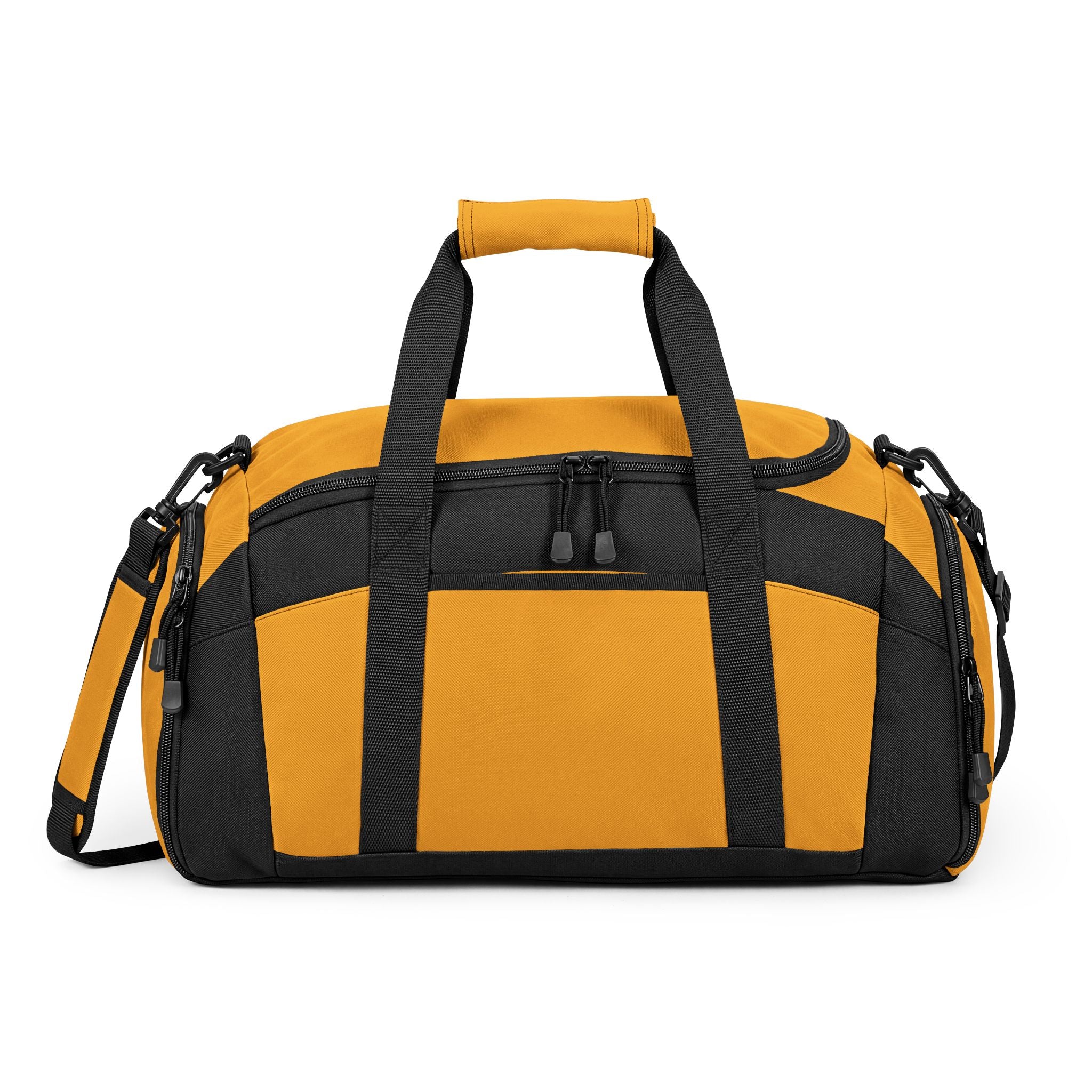Gym Bag — Tropical "Bo's & Mac's Travel Treasures" Logo Duffel for Beach, Travel & Gym