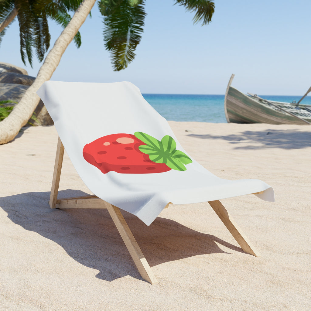 Strawberry Beach Towel – Cute Fruit Summer Pool & Beach Towel
