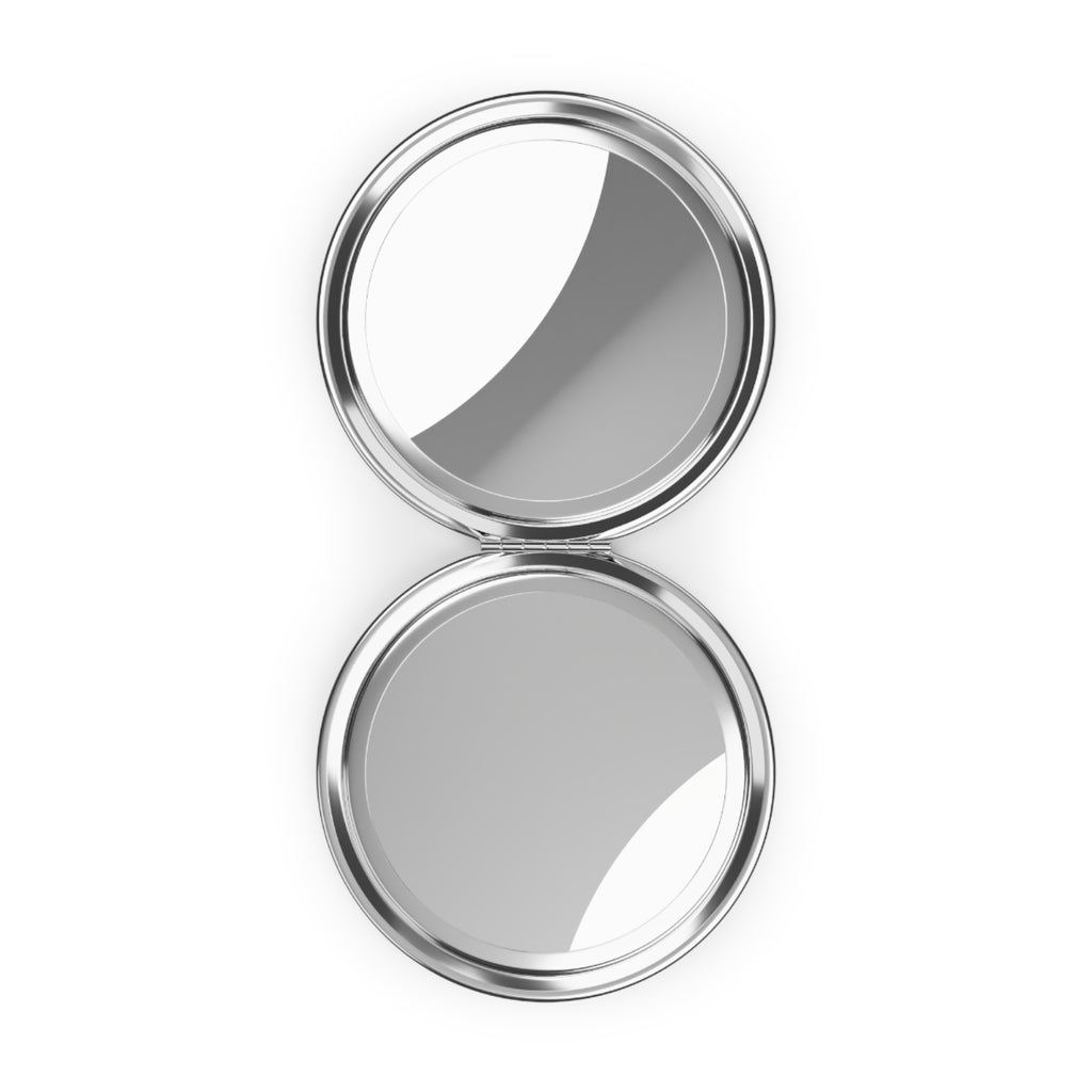 Compact Travel Mirror — Aviation Sunset Logo Pocket Mirror for Travelers