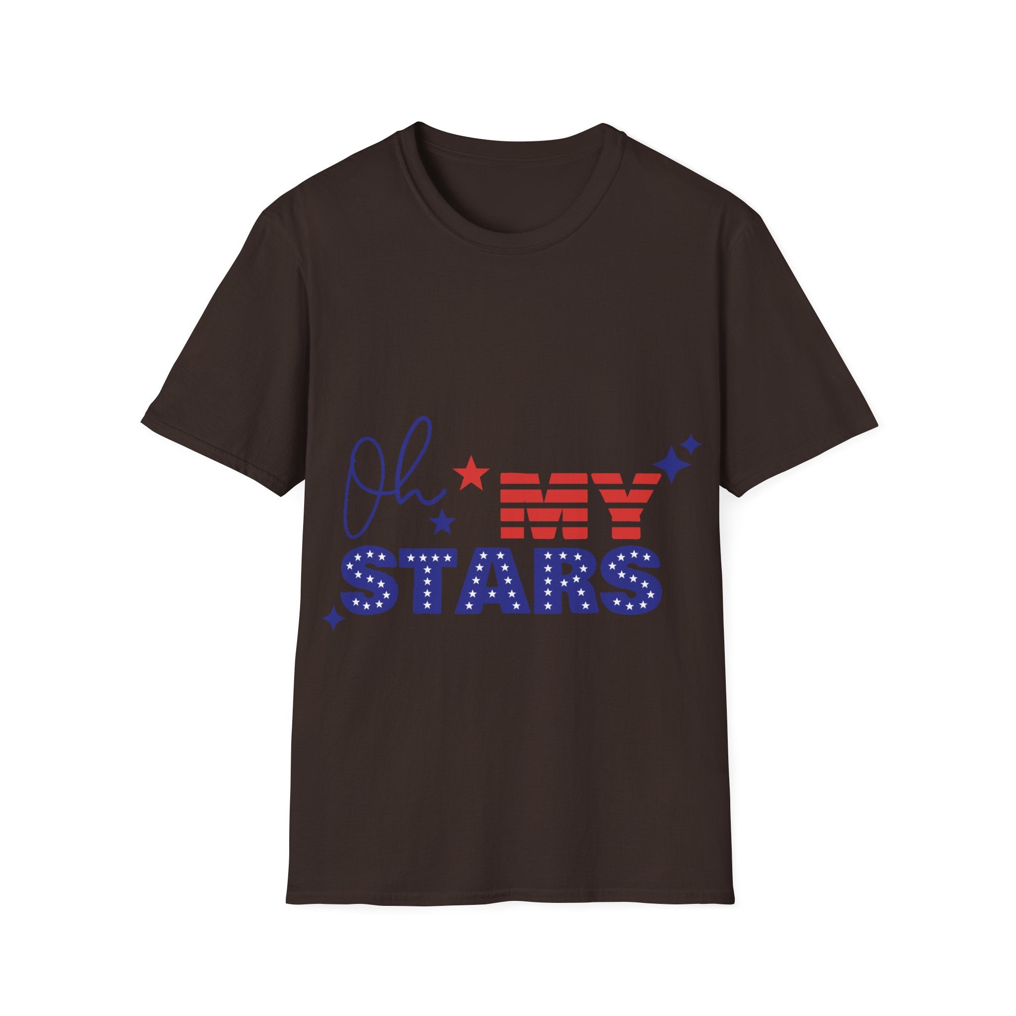 Oh My Stars Patriotic T-Shirt — Fourth of July USA Flag Design