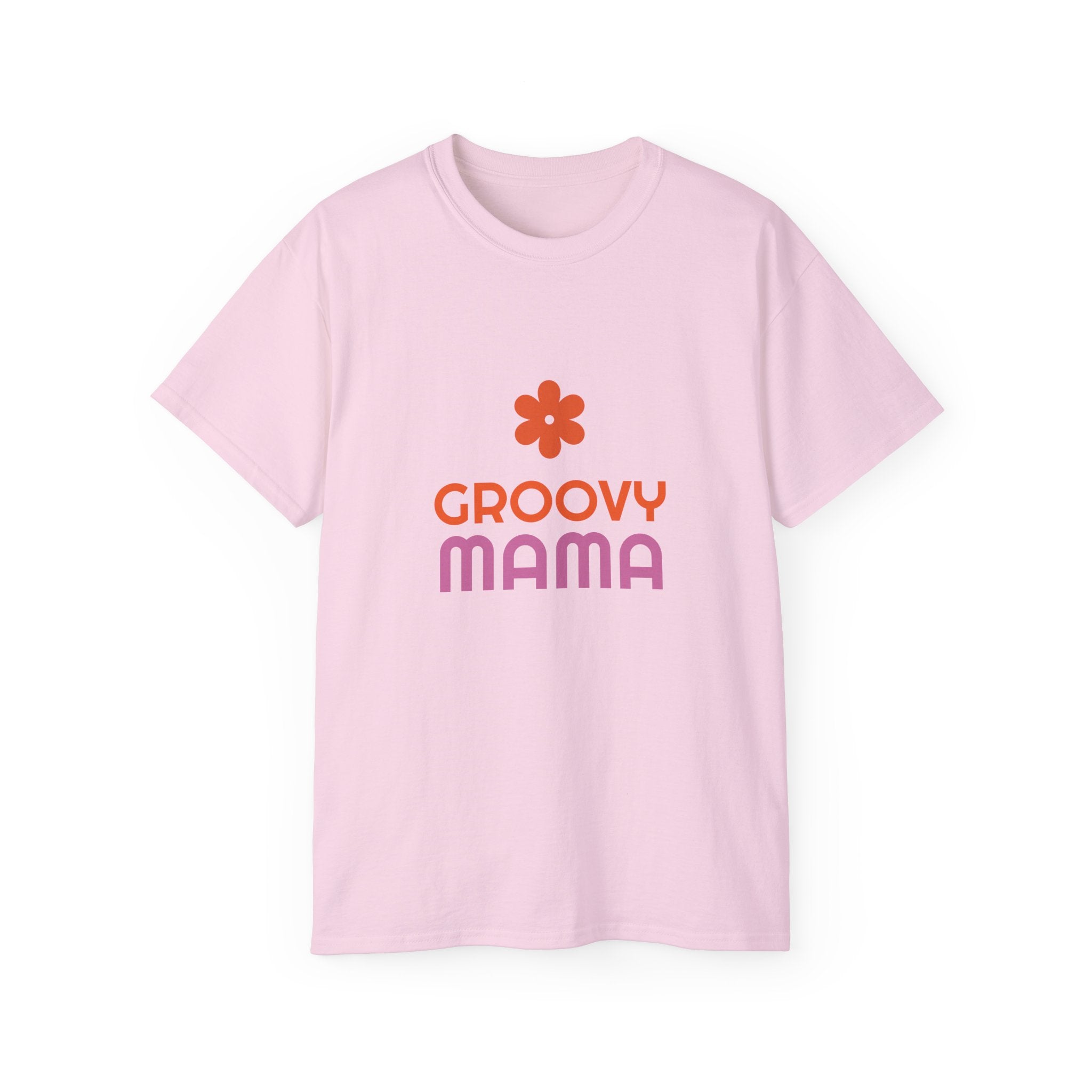 Groovy Mama Tee — Retro Flower Mother’s Day Gift