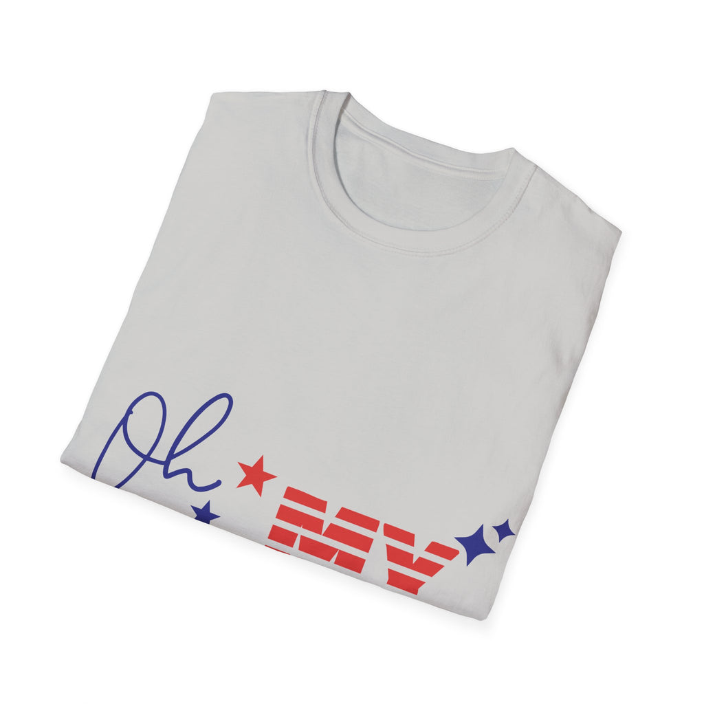 Oh My Stars Patriotic T-Shirt — Fourth of July USA Flag Design