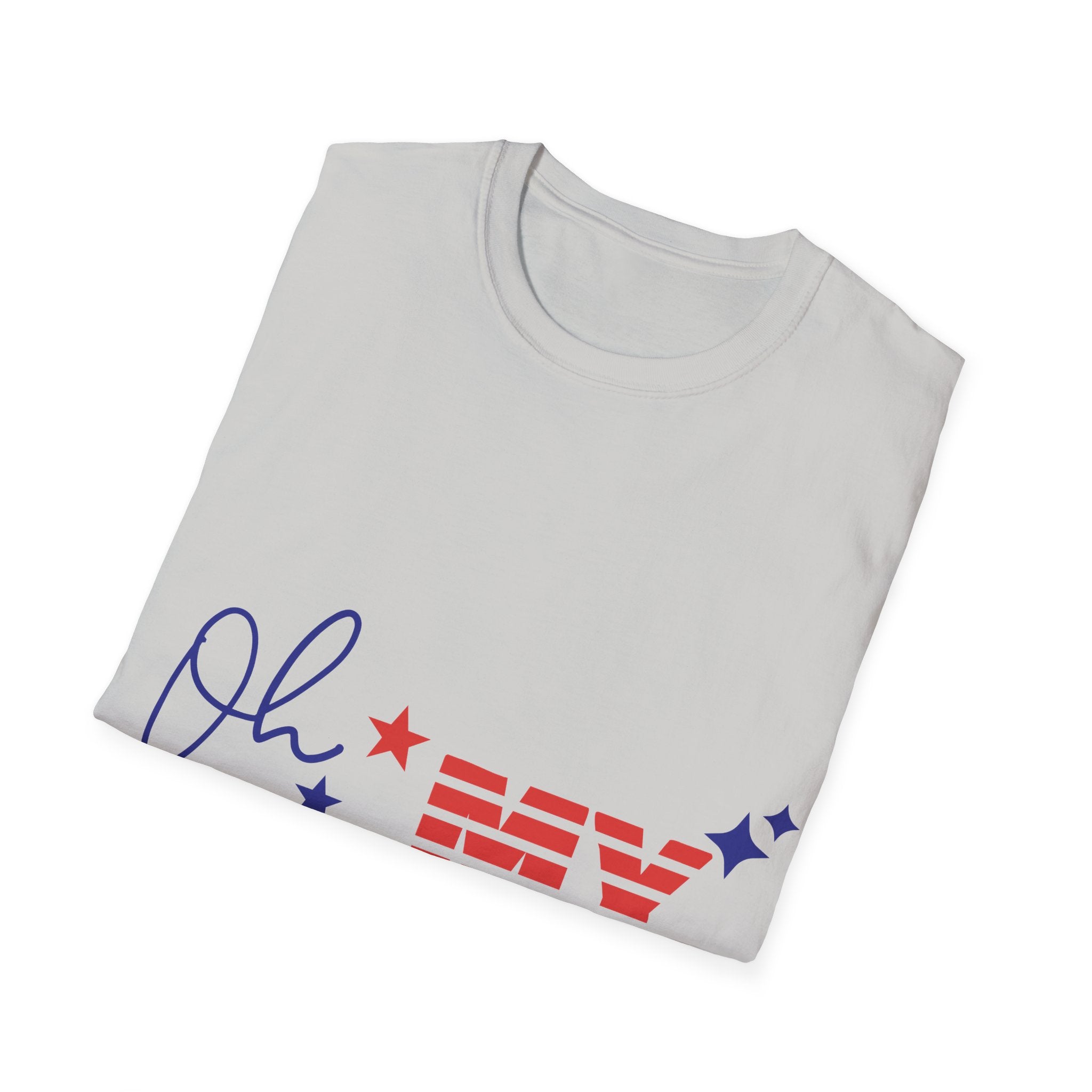 Oh My Stars Patriotic T-Shirt — Fourth of July USA Flag Design