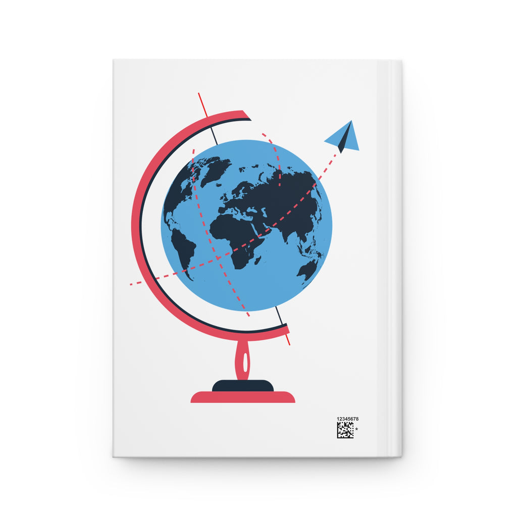 Travel Journal — "It's Not the Destination, It's the Journey" Hardcover Notebook