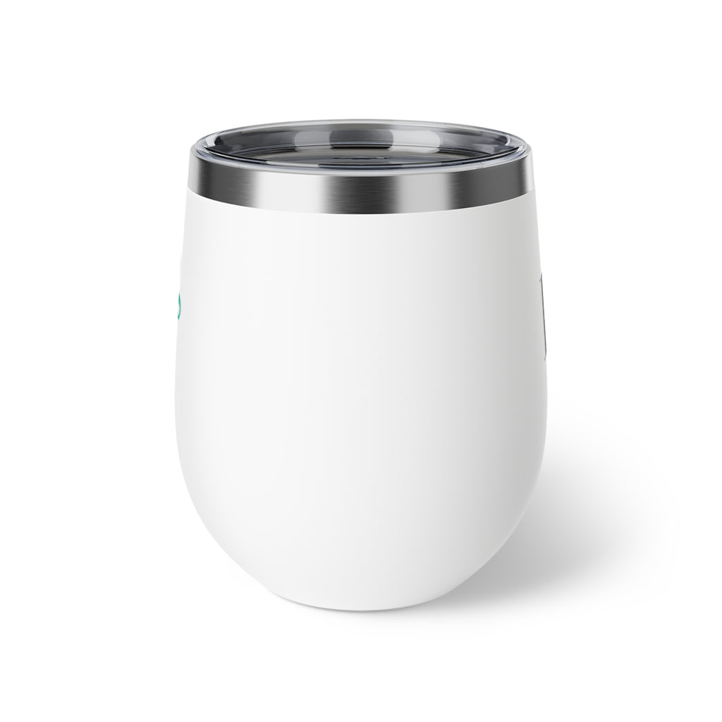 Dog Dad Copper Insulated Wine Tumbler – 12oz Travel Cup