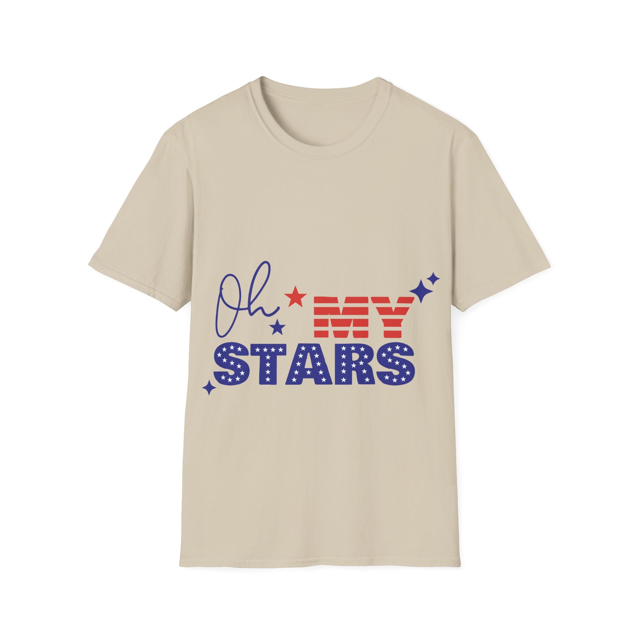 Oh My Stars Patriotic T-Shirt — Fourth of July USA Flag Design