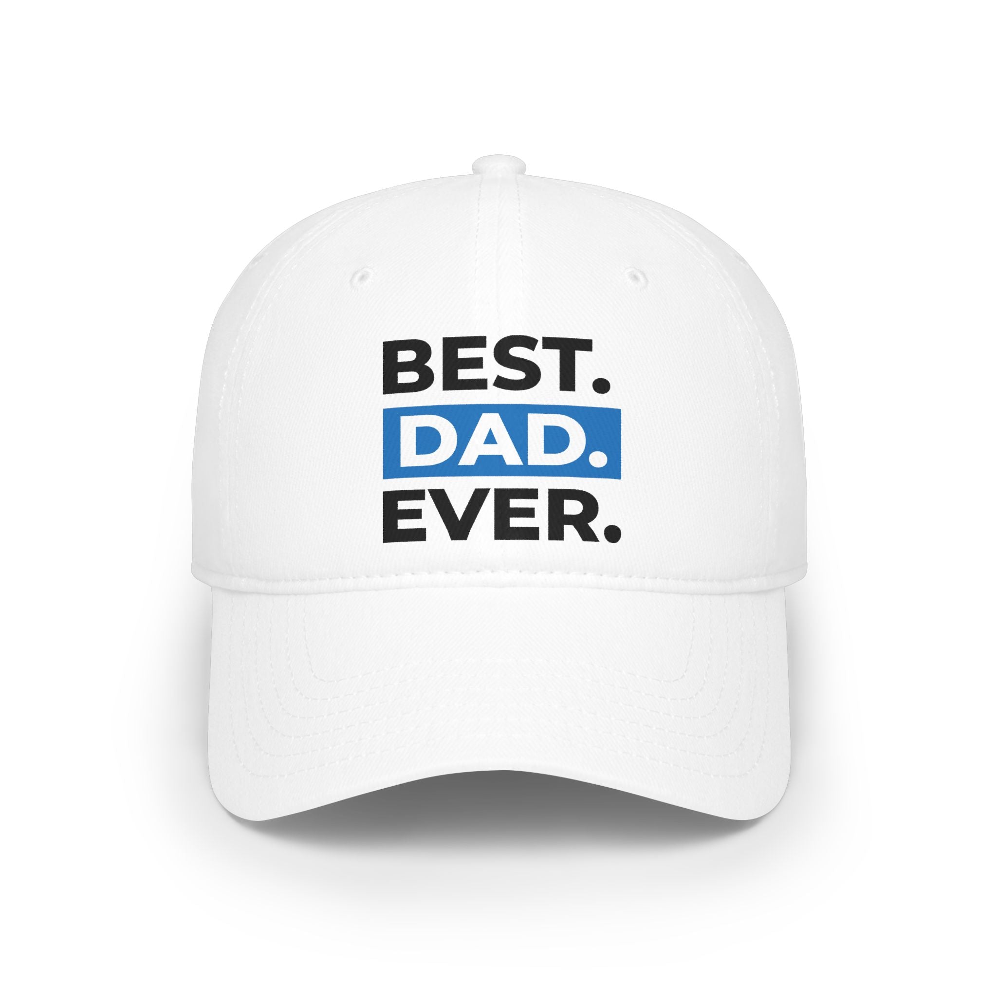 Best. Dad. Ever. Baseball Cap — Father’s Day Red Low Profile Hat