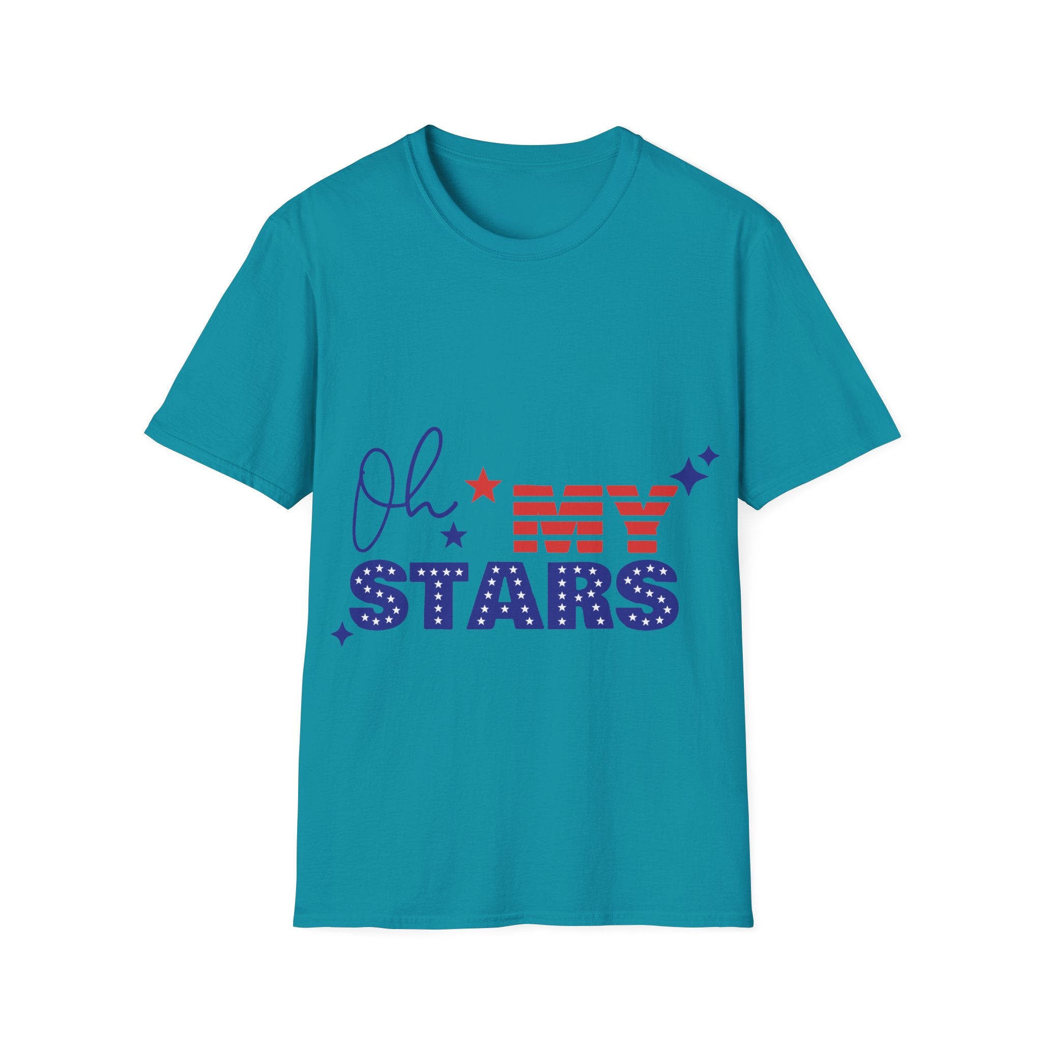 Oh My Stars Patriotic T-Shirt — Fourth of July USA Flag Design