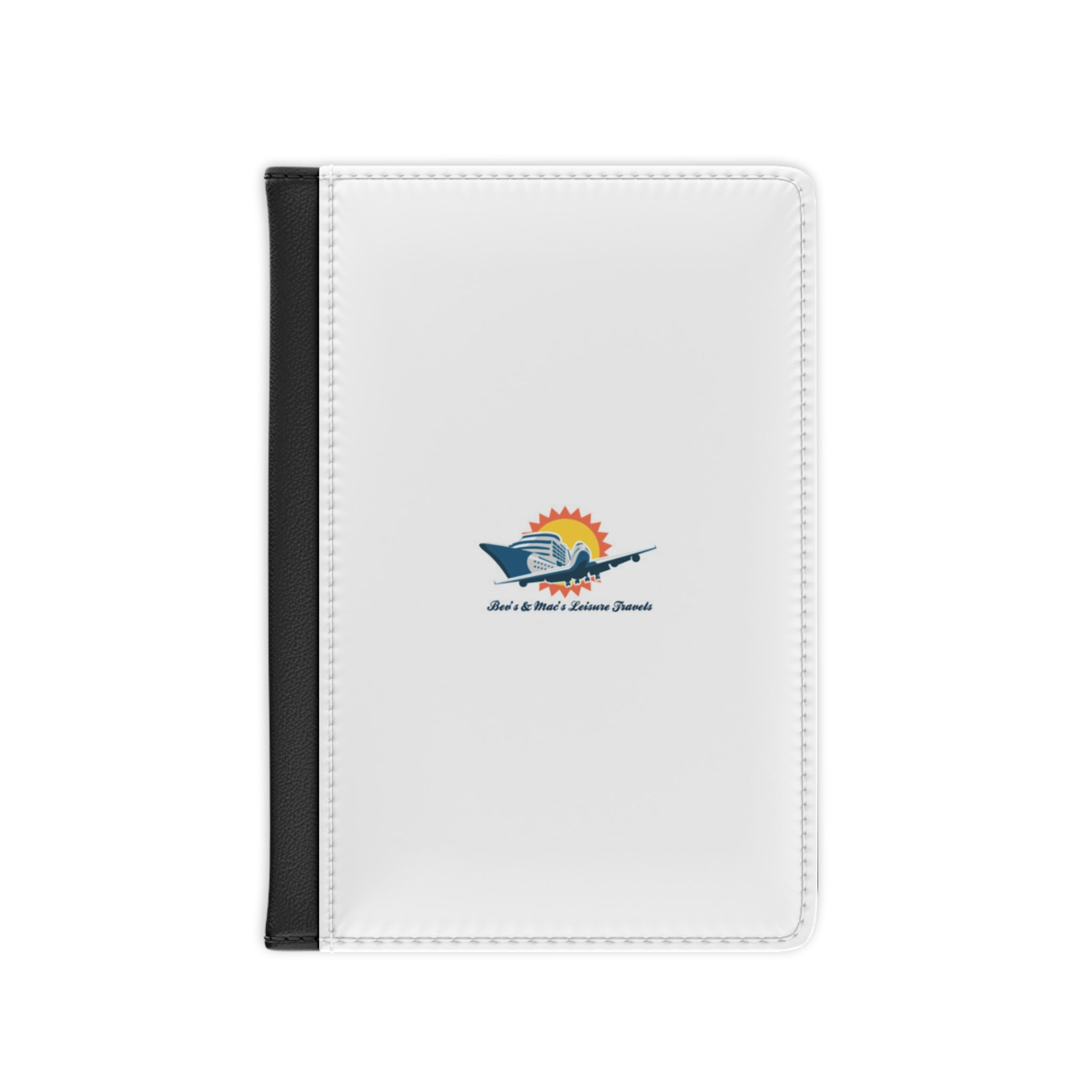 Passport Cover — Retro Surf Sunset Design (“Life’s a Wave, Catch It”)