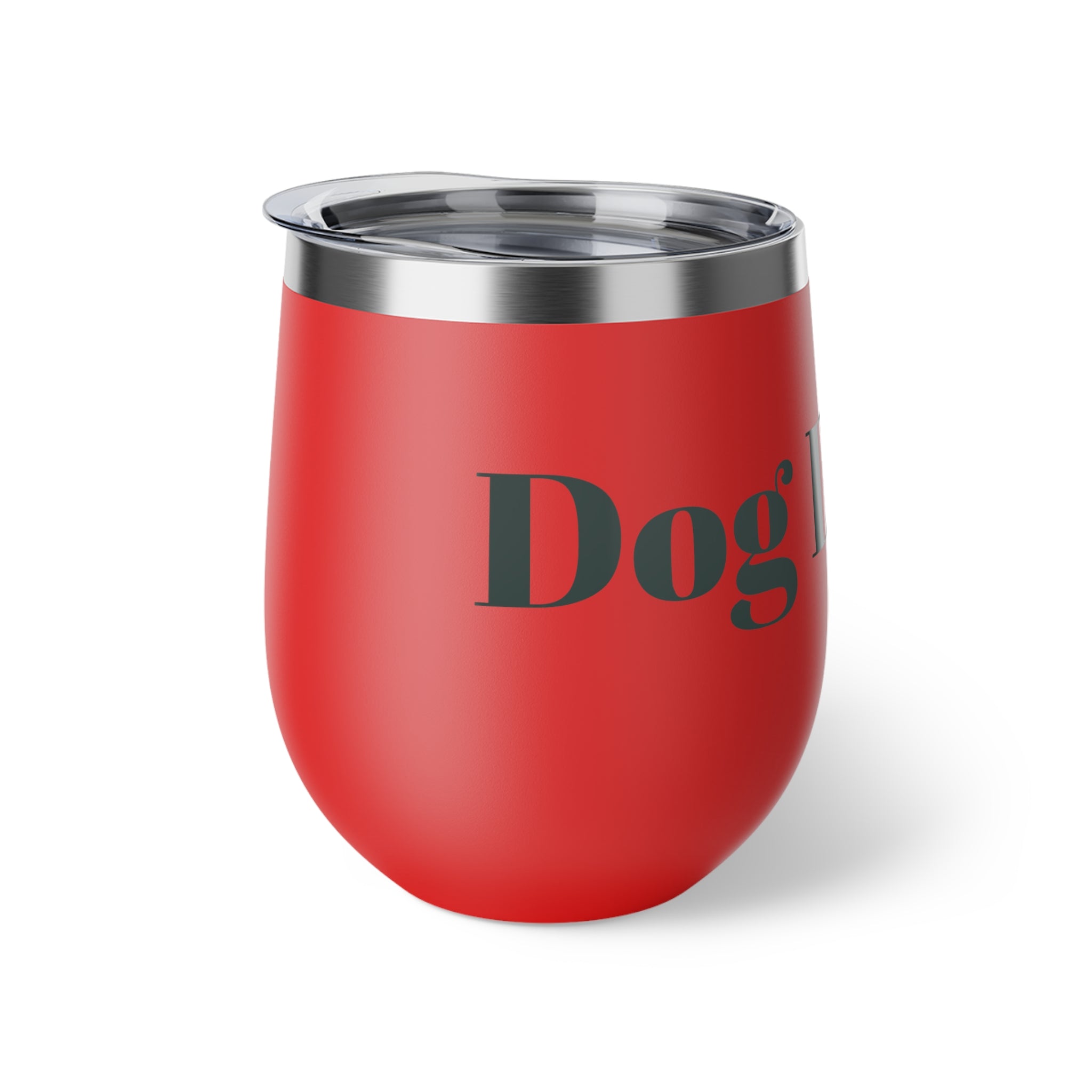 Dog Dad Copper Insulated Wine Tumbler – 12oz Travel Cup