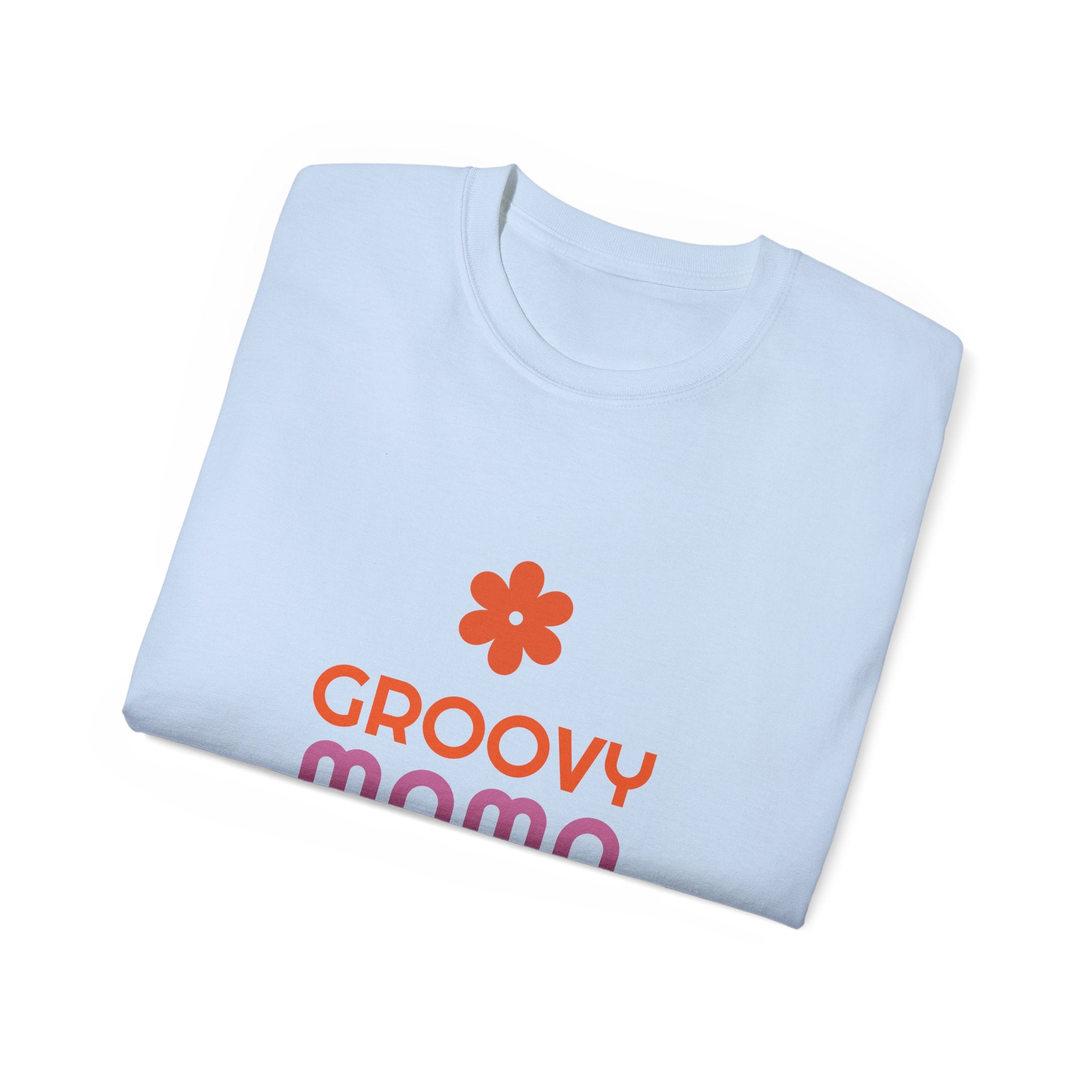 Groovy Mama Tee — Retro Flower Mother’s Day Gift