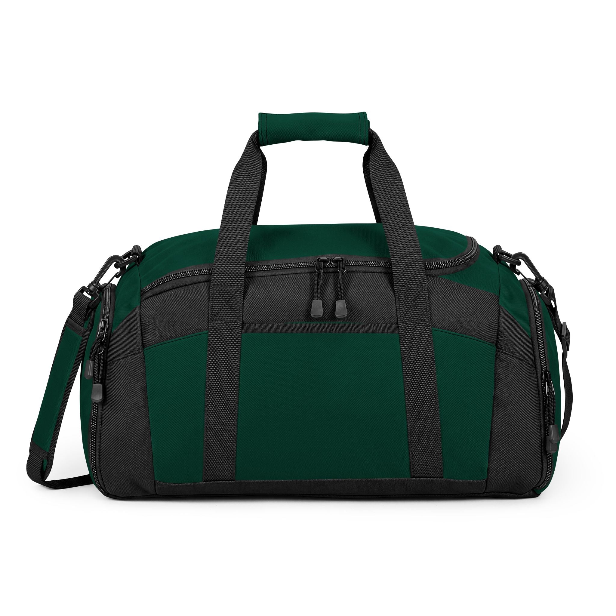 Gym Bag — Tropical "Bo's & Mac's Travel Treasures" Logo Duffel for Beach, Travel & Gym
