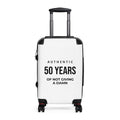 Suitcase - "Authentic 50 Years of Not Giving a Damn" Travel Carry-On