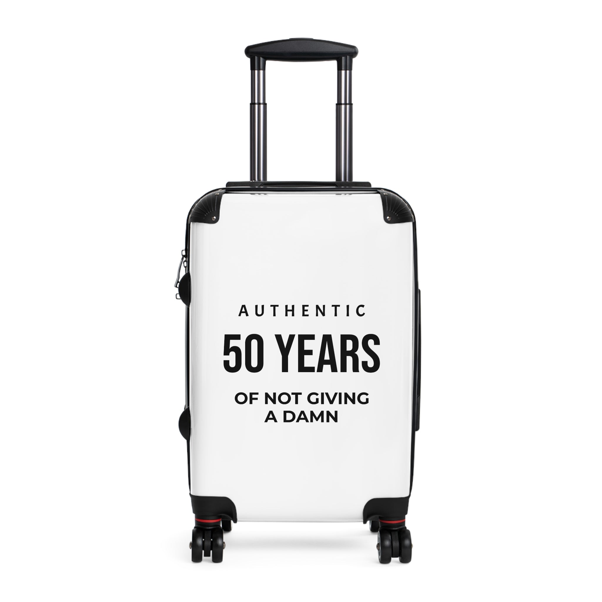 Suitcase - "Authentic 50 Years of Not Giving a Damn" Travel Carry-On
