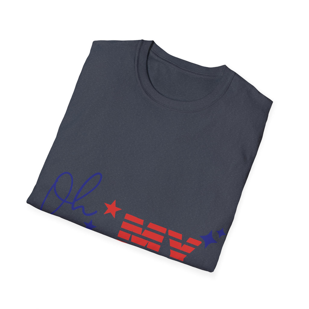 Oh My Stars Patriotic T-Shirt — Fourth of July USA Flag Design