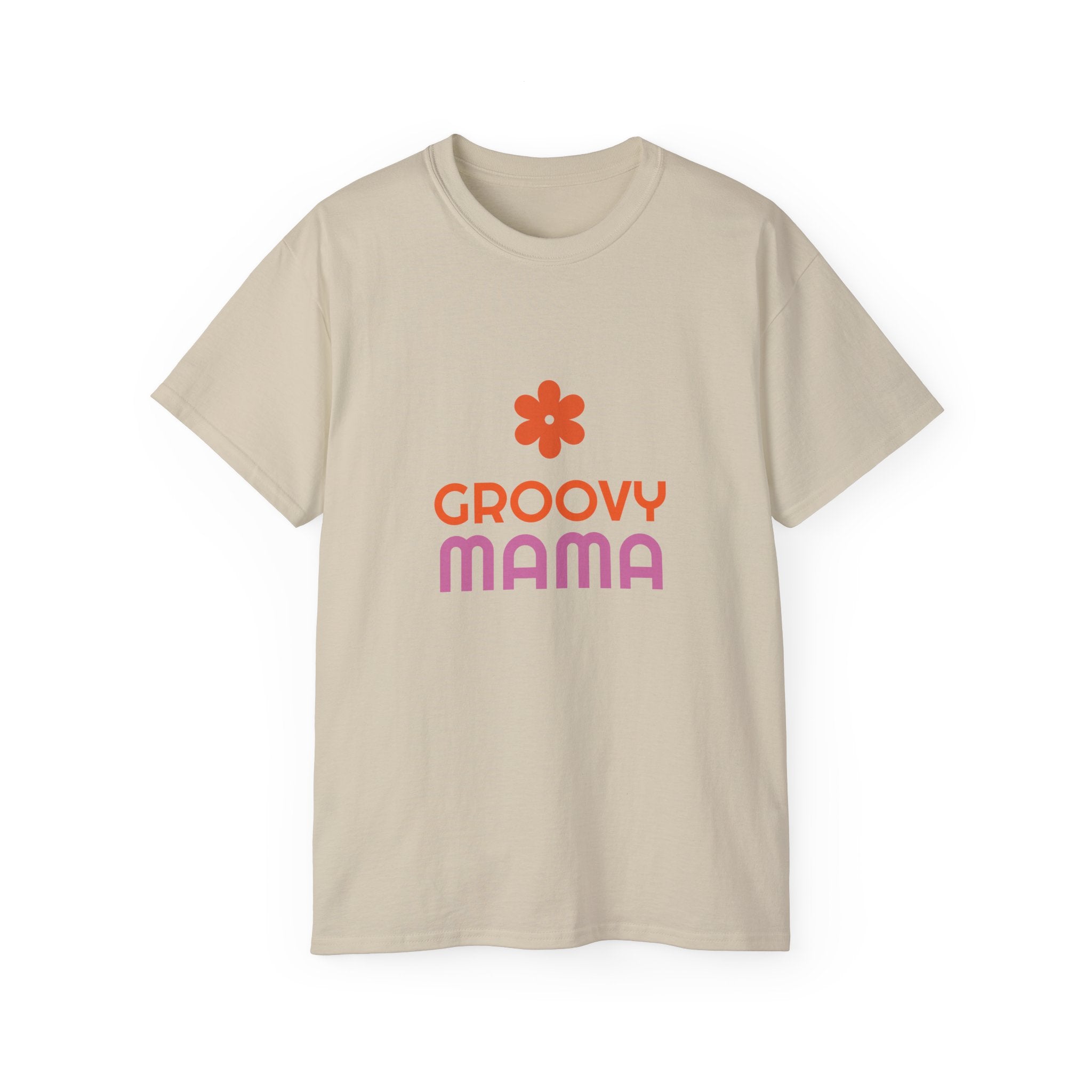 Groovy Mama Tee — Retro Flower Mother’s Day Gift