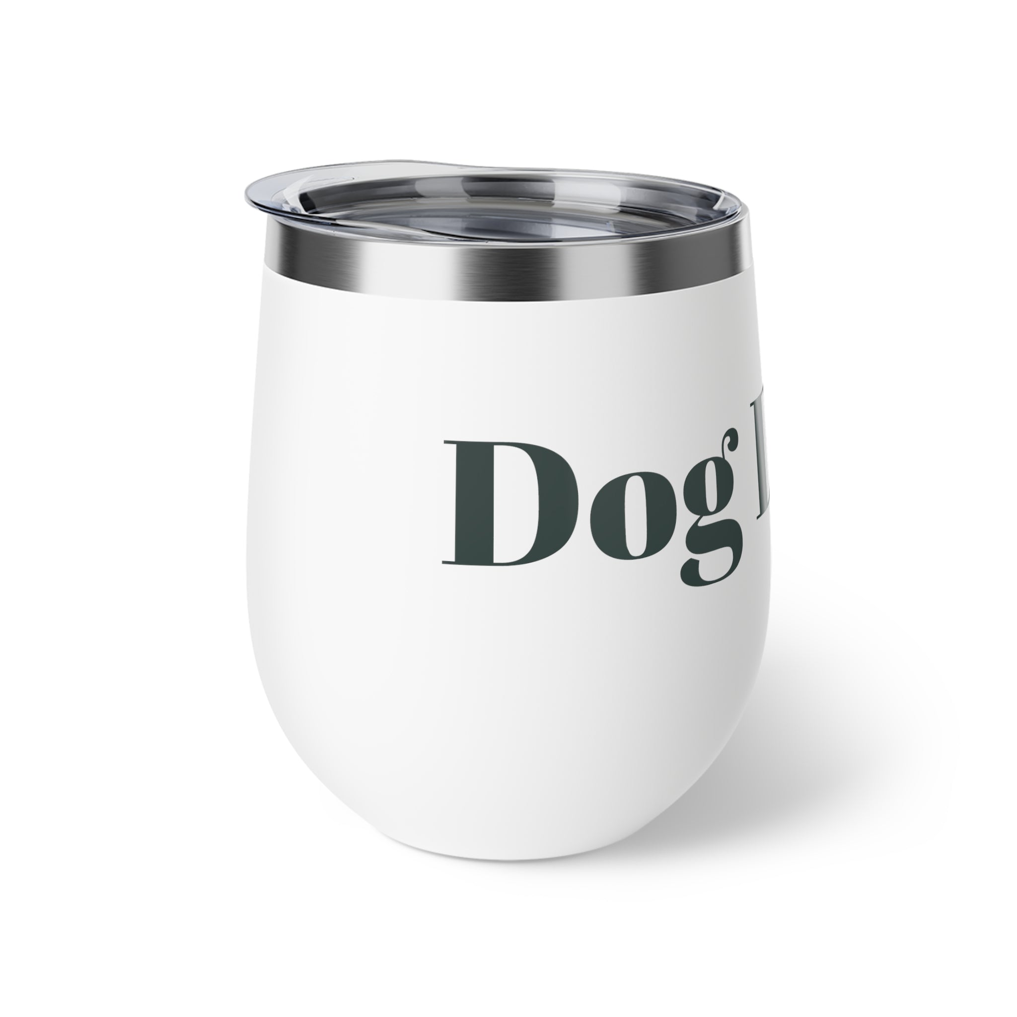 Dog Dad Copper Insulated Wine Tumbler – 12oz Travel Cup