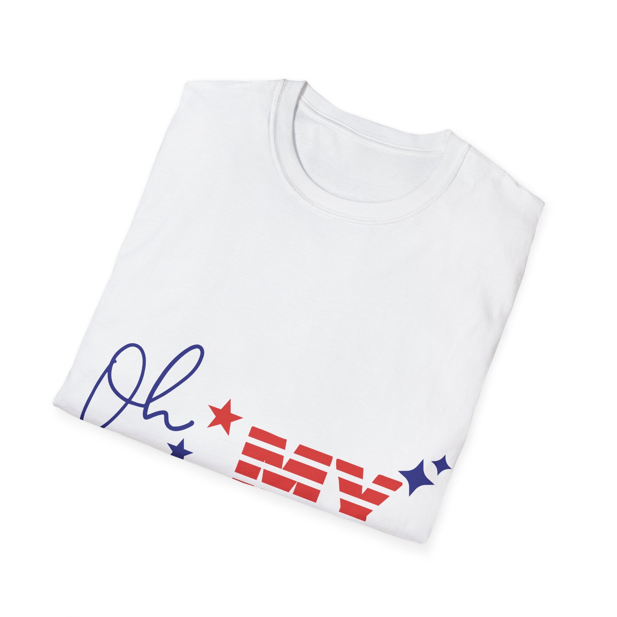 Oh My Stars Patriotic T-Shirt — Fourth of July USA Flag Design