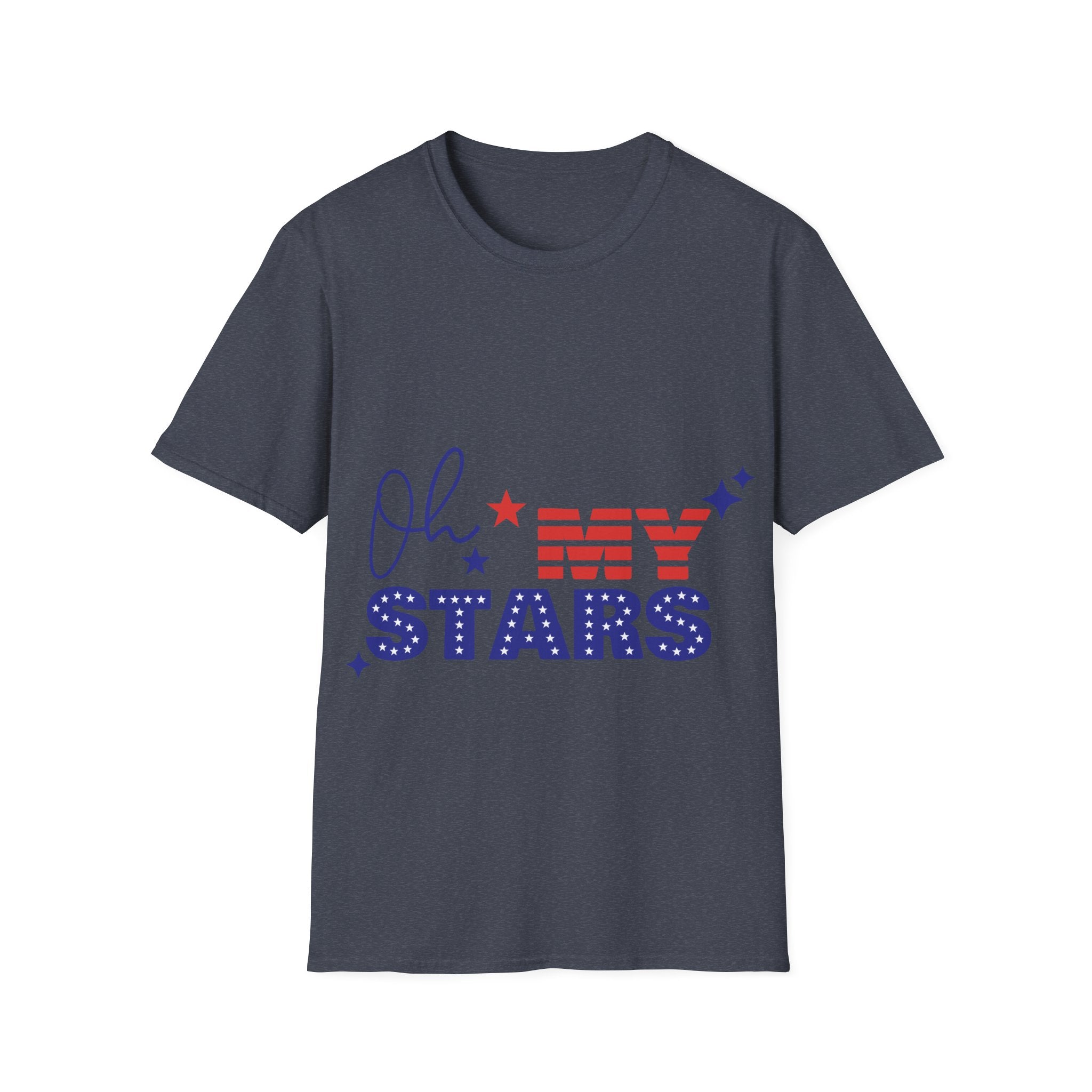 Oh My Stars Patriotic T-Shirt — Fourth of July USA Flag Design