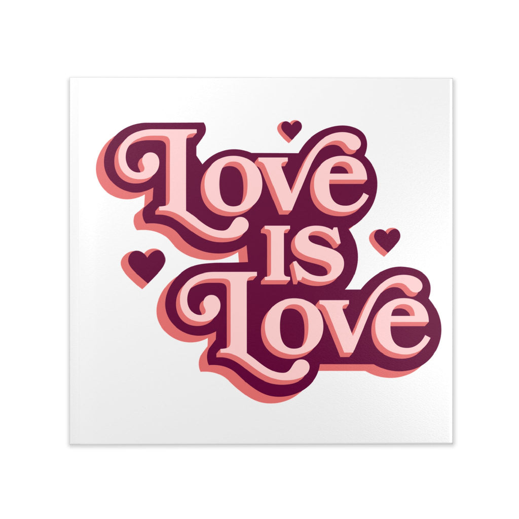 Love Is Love Hardcover Photo Book — Retro Pride Keepsake