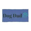 Dog Dad Beach Towel — Funny Pet Lover Paw Print Towel for Beach, Pool & Gifts