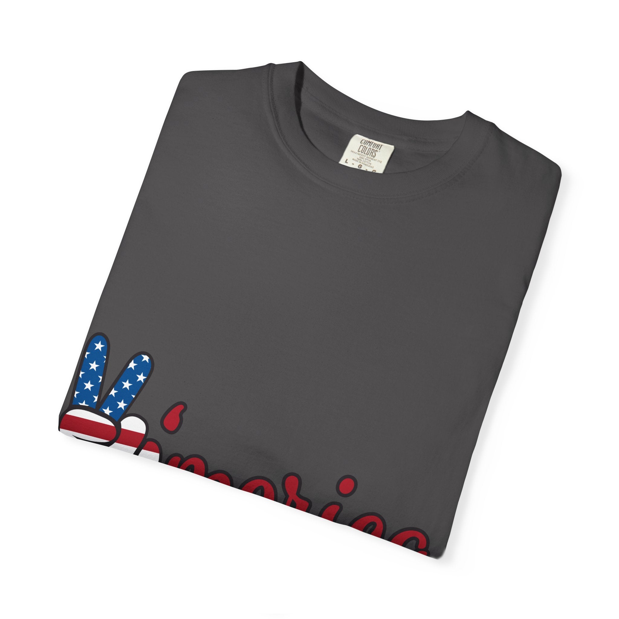 'Merica Peace Sign T-Shirt — Patriotic USA Flag Graphic Tee for 4th of July